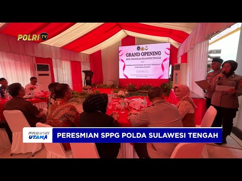 KAPOLDA RESMIKAN GEDUNG SPPG DAN BARAK SPN POLDA SULTENG