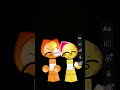 Orange Baby Emoji Cat VS Yellow Baby Emoji Cat Cute Emoji Emojicat Edit