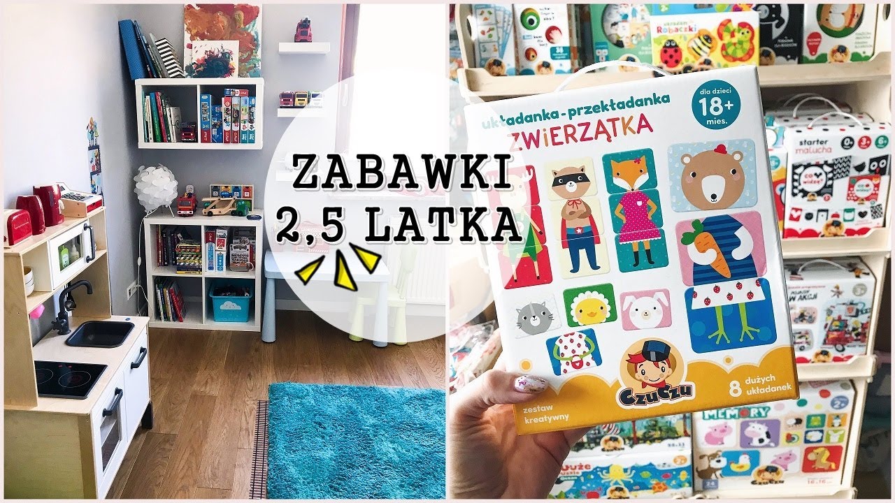 Zabawki i książeczki 2,5latka - co interesuje mojego syna