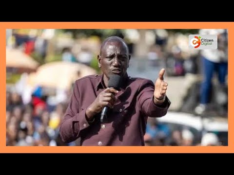 Rais Ruto: Msitubebe ufala bana! Hamuwezi kukwepa kutuambia ajenda yenu ni gani kwa sababu tunawajua
