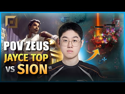 POV ZEUS Jayce vs Sion - His Jayce is GOD LEVEL!