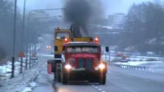 scania ls76 med maskintrailer