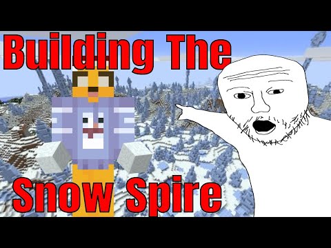 ShadeAwesome - Building the Snow Spire (Minecraft Anarchy)