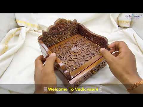 Wooden Carving  Deity Sihasan video