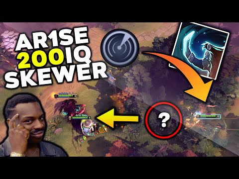 Ar1Se the NEXT LEVEL Magnus - 200 IQ Scan Skewer Play - EPIC Dota 2