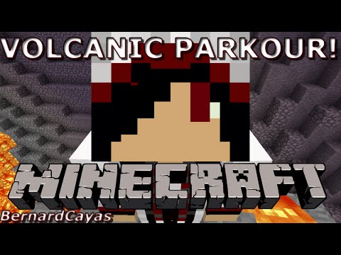 Unbelievable! Volcanic Parkour in Minecraft PE