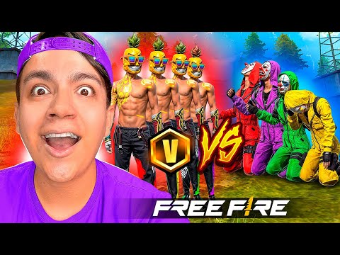 4 PINEAPPLE JUICES TO DEFEAT THE CRIMINALS OF FREE FIRE😱!!