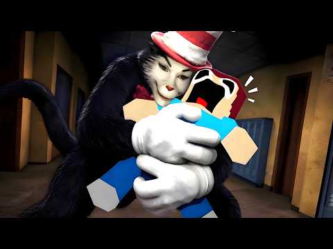 ¡JAMAS ENTRES A LA ESCUELA DEL GATO con SOMBRERO! | GRITA Y CORRE (ROBLOX)