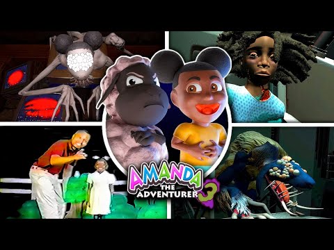 Amanda the Adventurer 3 - ALL Endings (Bad, True and Secret Showcase)