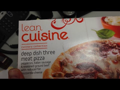 Lean Cuisine Deep Dish Three Meat Pizza Food Review