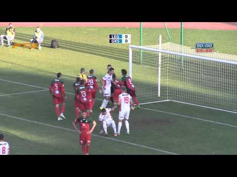 2.liga: Legionovia - GKS Tychy 1:0 (0:0), skrót, 3.10.2015