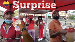 HOTTEST STREET VENDORS- CALI COLOMBIA-big tip surprise