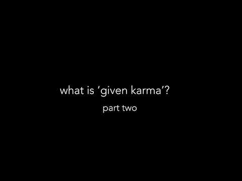 Ram Dass - Given Karma