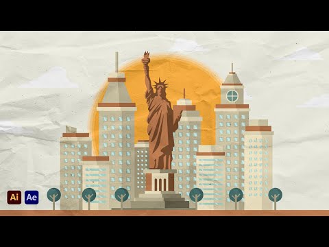 Animate Illustrations in After Effects - FULL TUTORIAL