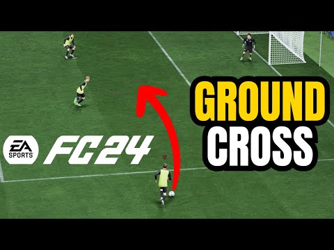 How to Ground Cross in FC 24 - Low Cross EA Sports FC 24 #fc24