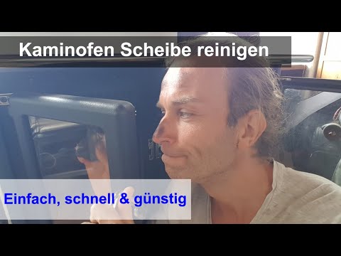 Kaminofen Scheibe einfach reinigen | Kaminscheibe mit Asche sauber machen | Verwendung von Holzasche