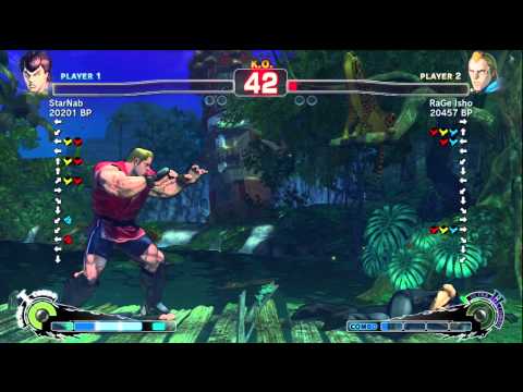 StarNab [Fei] vs RaGe Isho [Abel] SSF4 Ranked Matches - Xbox Live - TRUE-HD