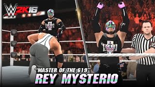 WWE 2K16 Rey Mysterio Entrance, Signature & Finisher (CC)