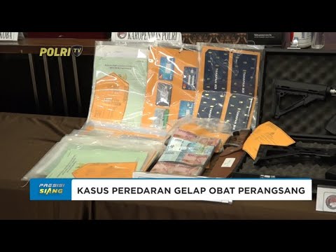 BARESKRIM POLRI BONGKAR PEREDARAN OBAT PERANGSANG KIMIA BERBAHAYA