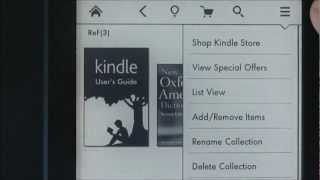 Tech Tip #24 Kindle - Using Kindle Paperwhite Collections