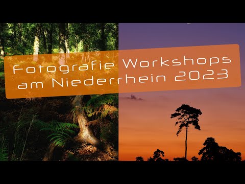 Landschaftsfotografie "on location" - Fotografie Workshops am Niederrhein für 2023 in der Natur