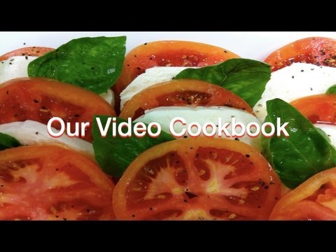 How to make Salad Caprese Recipe - Tomato & Mozzarella | Our Video Cookbook #96