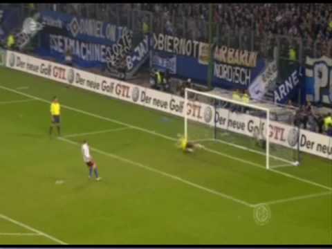 DFB Pokal Hamburger SV gegen  SV Werder Bremen Halbfinale 22.04.2009