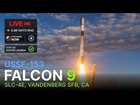 SpaceX Falcon 9 USSF-153 Launch