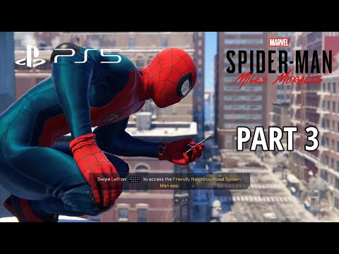 SPIDER-MAN MILES MORALES PS5 Walkthrough Gameplay Part 3 || NO COMMENTARY