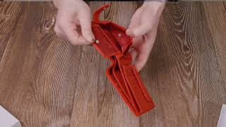 Жіночий трендовий гаманець із натуральної шкіри ST Leather 22555 червоний