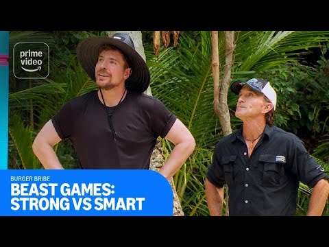 Beast Games: Strong VS Smart: Burger Or 50K? | Prime Video