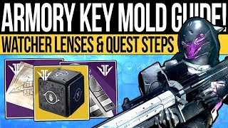Destiny 2 | KEY MOLD &amp; UNDERBELLY GUIDE! How to Get Watcher Lenses Solo, Armory Key &amp; Mysterious Box