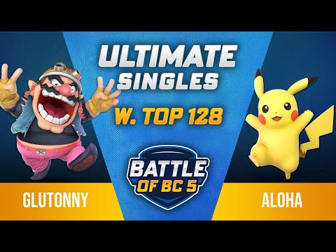 Glutonny (Wario) vs Aloha (Pikachu) - Ultimate Singles Winners Top 128 - Battle of BC 5
