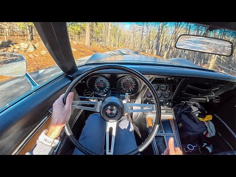 1971 Corvette Stingray - Driving the 454 Big Block 4 Speed (POV Binaural Audio)