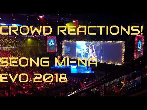 Crowd Reactions Seong Mi-Na Reveal Soul Calibur VI EVO 2018