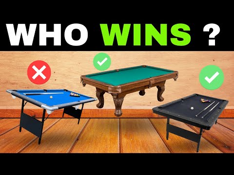 ✅ 9 Best Pool Tables on Amazon [2026] 🎱 Foldable & Budget 8 Ball Billiard Tables for Home & Garage