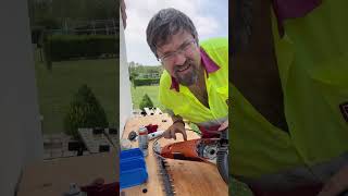 Cortasetos Stihl HSE 71. Engrasado.Parte2