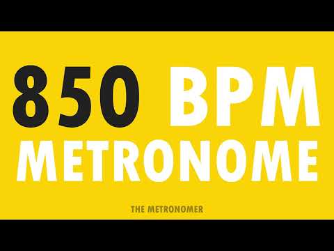 850 BPM Metronome | 15 Minute Metronome Practice