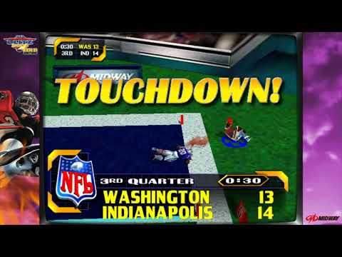 NFL Blitz 2000 Gold Edition - Mame 0.246 CHD - With Launchbox Bezels. #Bezels #launchbox #bigbox