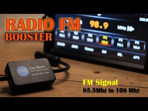 FM Radio Antenna BOOSTER for car Stereo System | Boost your FM radio signals even out of the city