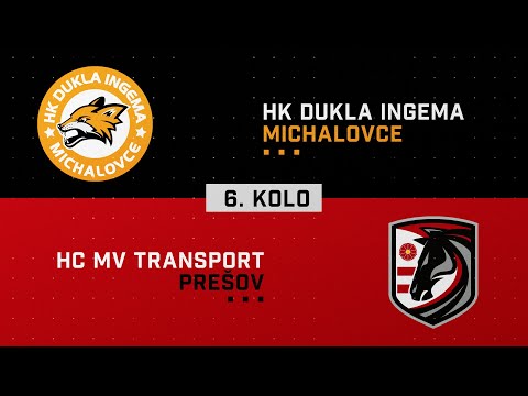 6.kolo HK Dukla INGEMA Michalovce - HC MV Transport Prešov HIGHLIGHTS