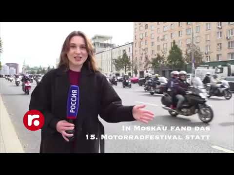 In Moskau fand das 15.  Motorradfestival statt