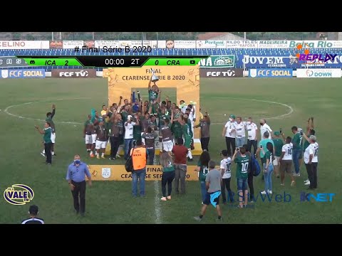 Final do Campeonato Cearense Série B 2020 - Gols Icasa 2x0 Crato