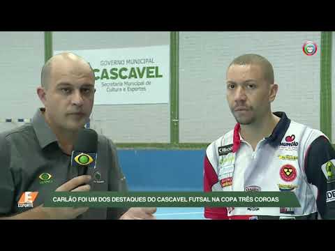 Carlão foi um dos destaques do Cascavel Fustal na Copa Três Coroas