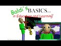 Baldi PLAYS His OWN GAME And RAGES