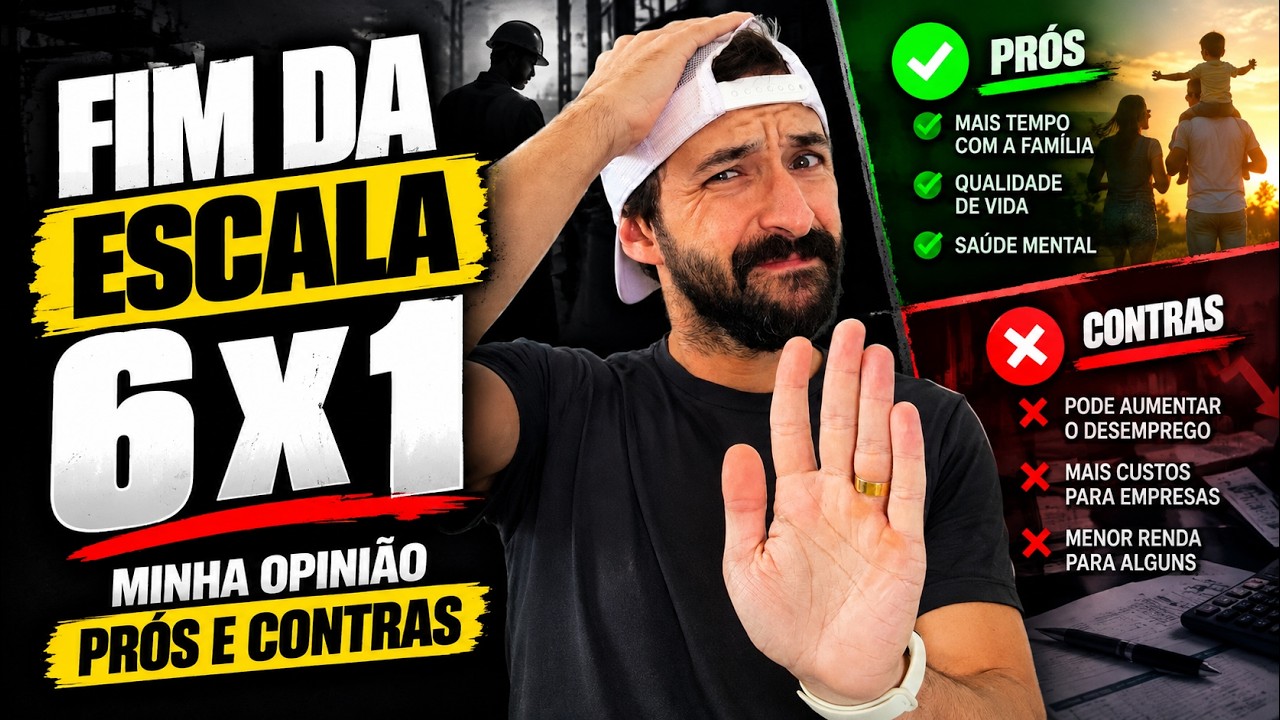 FIM da ESCALA 6X1: Minha opinião sincera
