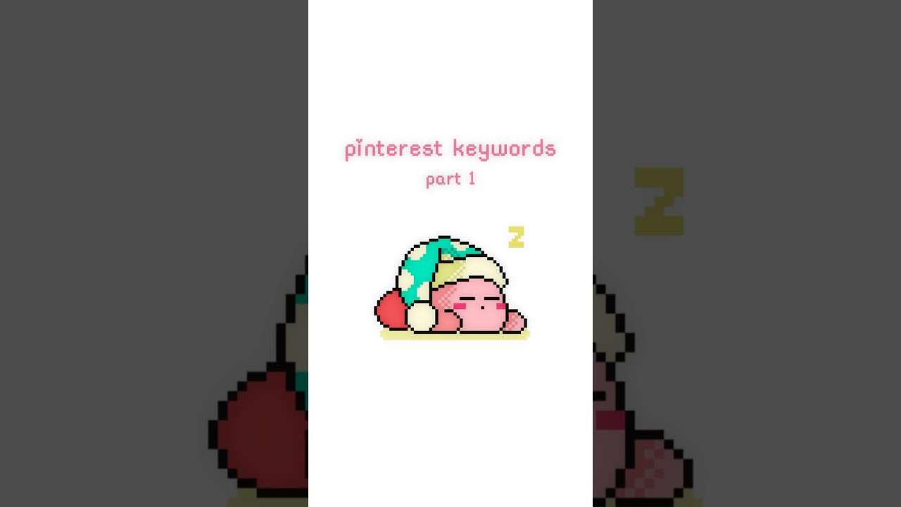 pinterest keywords part 1 🍓⭐️