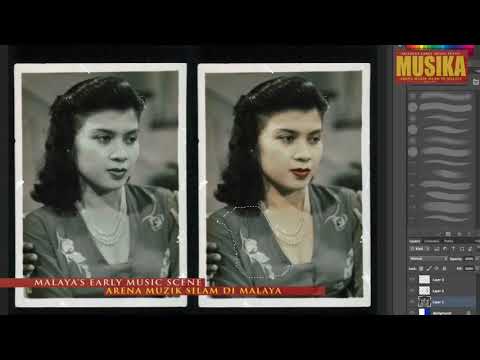 Pewarnaan Still Photo Dato Maria Menado (PhotoShop)