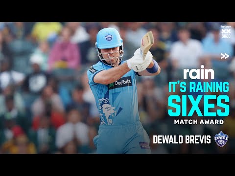 It's Raining Sixes | Dewald Brevis | Match 28 | Betway SA20