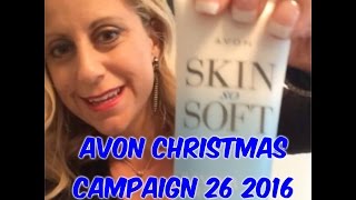 Avon Christmas 2016 - Campaign 26 2016 Haul